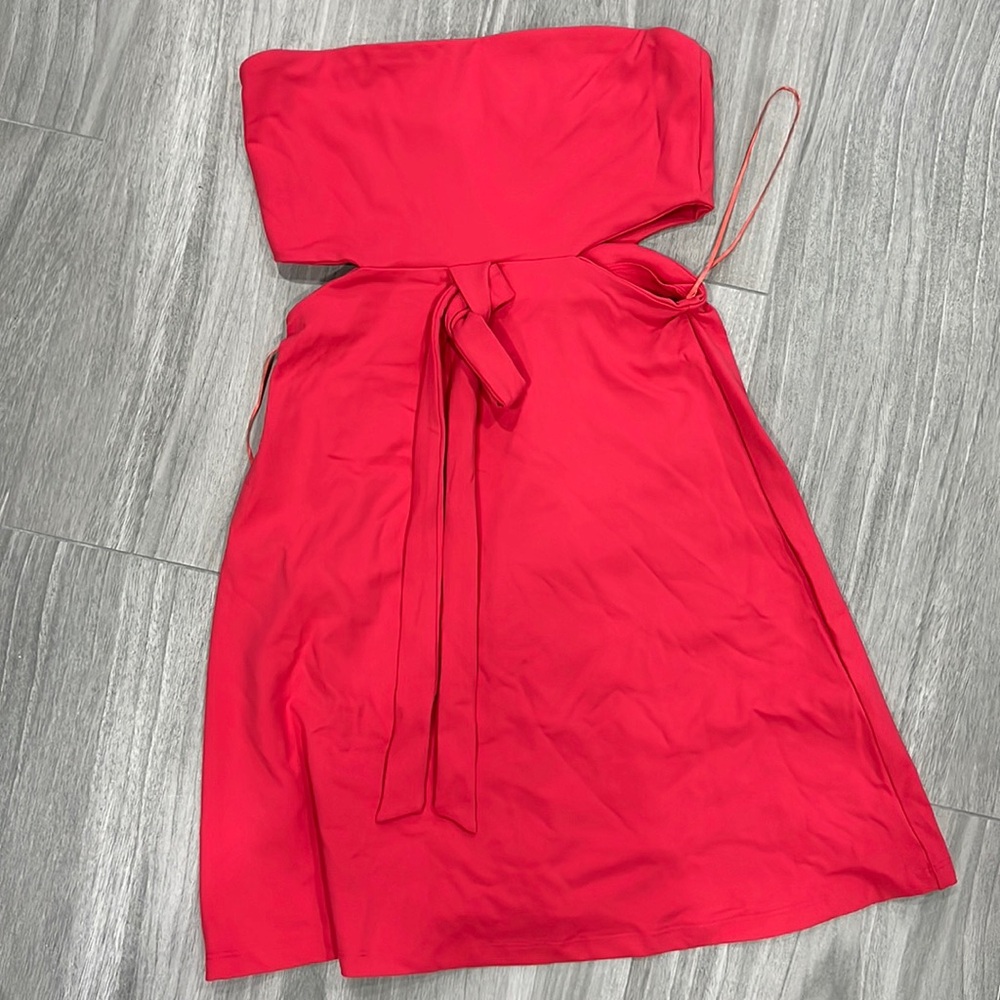 Susana Monaco Open Back Dress in Watermelon
